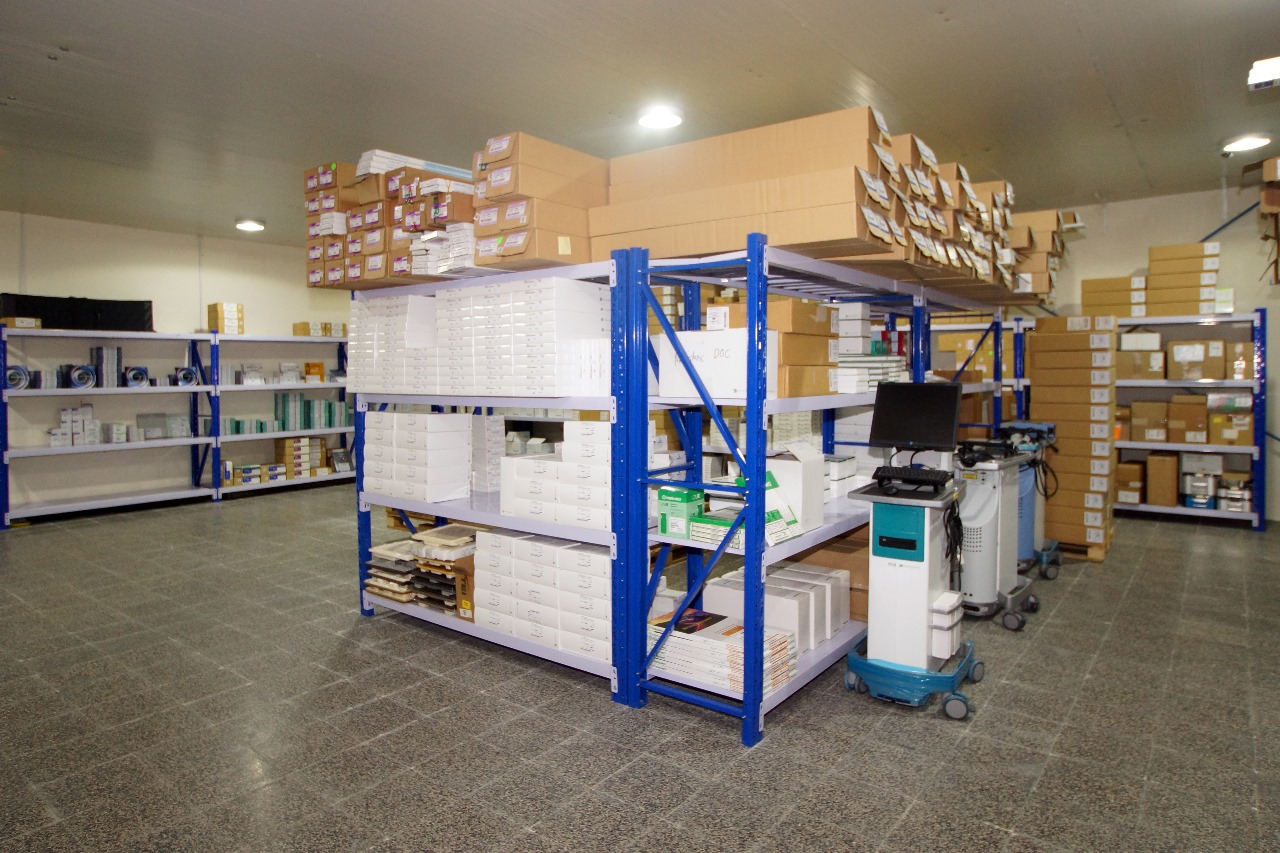 Organized medical storage with controlled environment