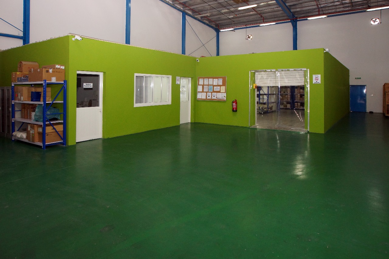 Modern medical office reception area